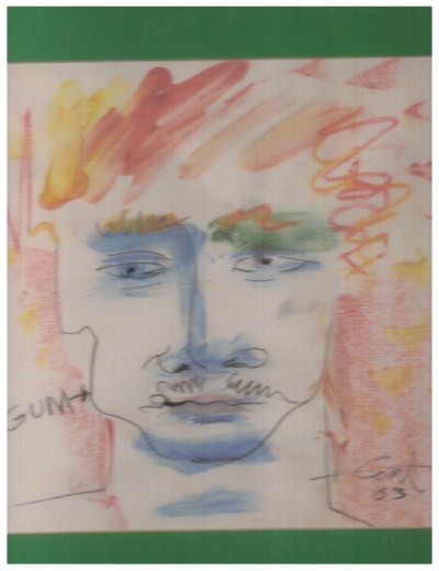 Kurt Schnyder, Self-Portrait with Gum
